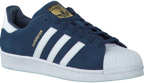 adidas superstar heren blauw wit|adidas superstar blue.